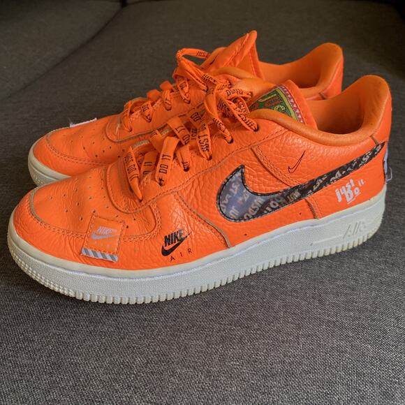 nike Other - Nike Air Force 1 07 Prm Jdi Air Force Premium Orange 28C HGb60 Youth size 4.5